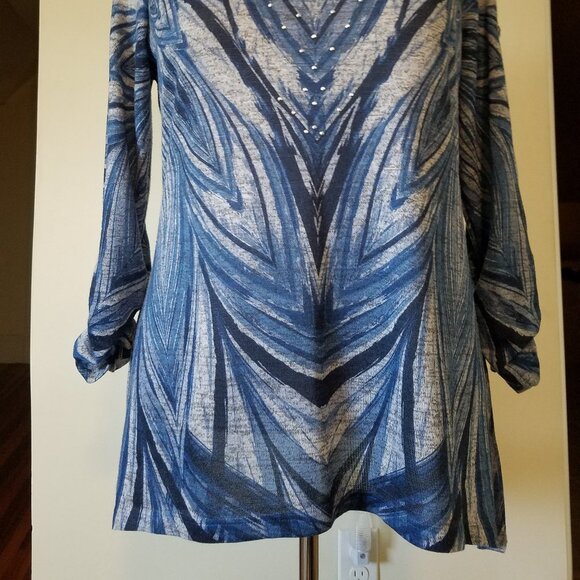 White Stag 3/4 length scrunch sleeve sz L - Picture 2 of 5